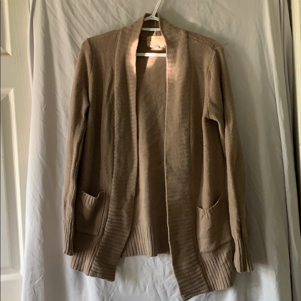 Tan Cardigan